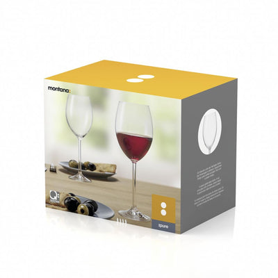 Montana Set di bicchiere di vino rosso puro di 6