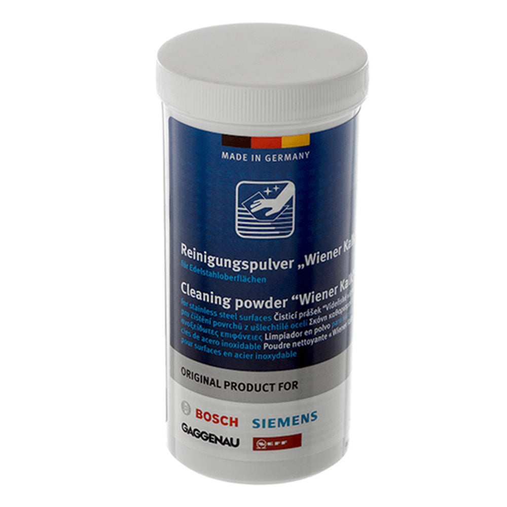 Bosch Siemens Siemens Polvo de limpieza de acero inoxidable 100gr 100gr