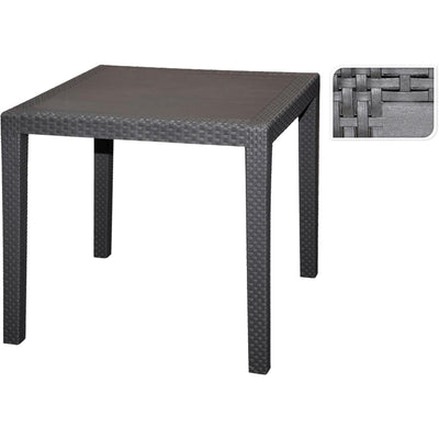 Mesa de jardín Pro garden king 80x80cm