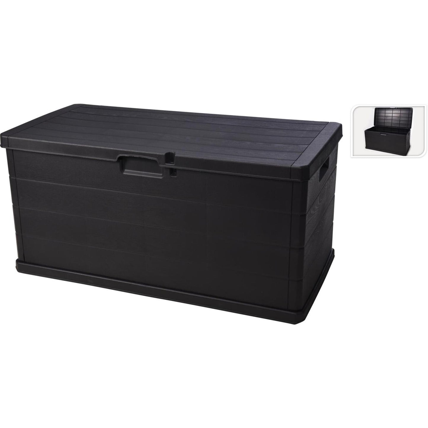 Caja de cojines de jardín Pro plástico 118x59x57cm