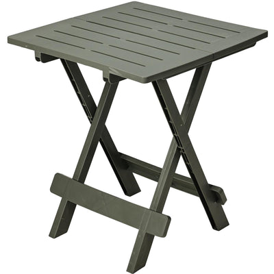 Tavolo da campeggio professionale da giardino 50x43x43 plastica verde salvia