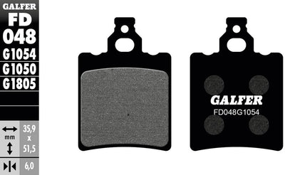Galfer remblokken fd048 brake pad fd048 g1054 organic
