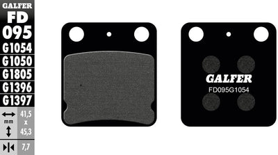 Galfer brake pads fd095 brake pad fd095 g1054 organic