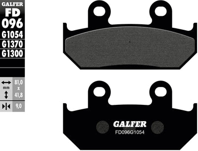 Pastiglie freno Galfer fd096 pastiglia freno fd096 g1054 organica