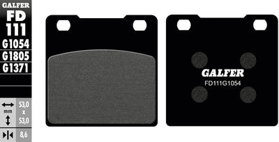 Galfer brake pads fd111 brake pad fd111 g1054 organic