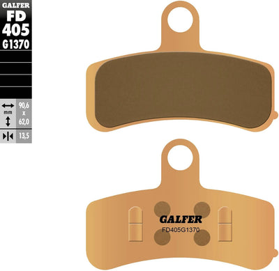 Pastiglie freno Galfer fd405 pastiglia freno fd405 g1370 sint.metal street