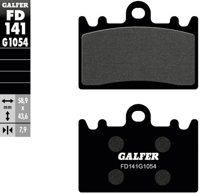 Pastiglie freno Galfer fd141 pastiglia freno fd141 g1054 organica