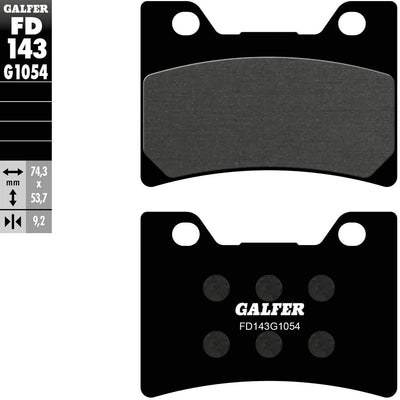 Pastiglie freno Galfer fd143 pastiglie freno fd143 g1054 organiche