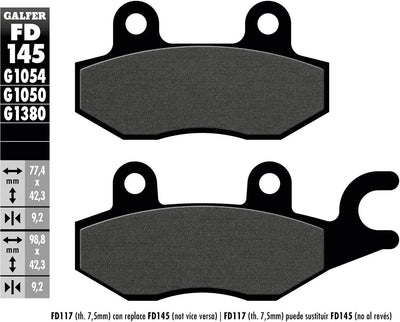 Galfer brake pads fd145 brake pad fd145 g1054 organic