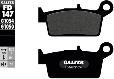 Galfer brake pads fd147 brake pad fd147 g1054 organic