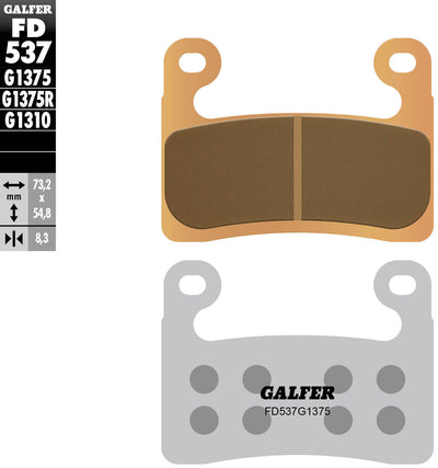 Galfer remblokken fd537 brake pads sinter fd537 g1375
