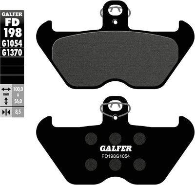 Pastiglie freno Galfer fd198 pastiglia freno fd198 g1054 organica
