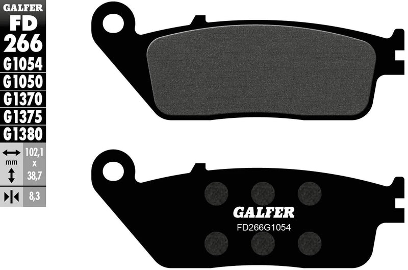 Pastillas de freno galfer fd266 pastilla de freno fd266 g1054 calle organica