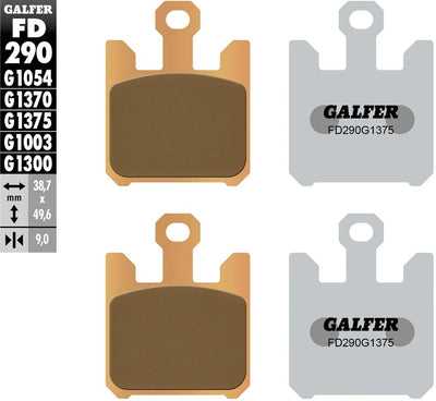 Galfer brake pads fd290 brake pad fd290 g1375 sint.metal str: sp.