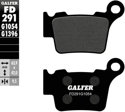 Pastiglie freno Galfer fd291 pastiglia freno fd291 g1054 standard organico