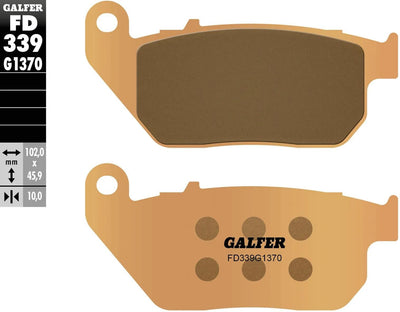 Galfer brake pads fd339 brake pad fd339 g1370 sint.metal street