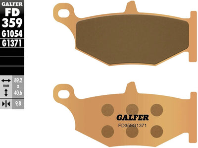 Pastiglie freno Galfer fd359 pastiglia freno fd359 g1371 sint.metal street