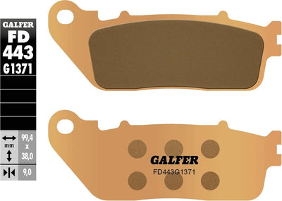Pastiglie freno Galfer fd443 pastiglia freno fd443 g1371 sint.metal street