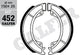 Galfer remsegmenten mf452 brake shoe mf452 g2165 organic