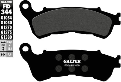 Pastiglie freno Galfer fd344 pastiglia freno fd344 g1050 scooter organico