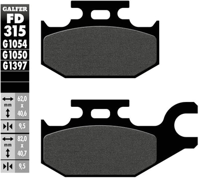 Galfer brake pads fd315 brake pad fd315 g1050 organic scooter