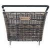 Basil Bicicleta Cesta Cento Rattan Look Multi System 41 x 25 x 12 cm - marrón