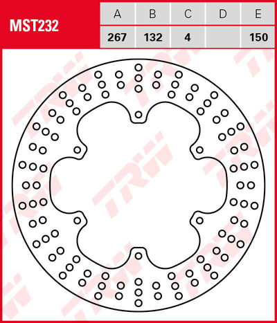 Rotor TRW MST232 rígido
