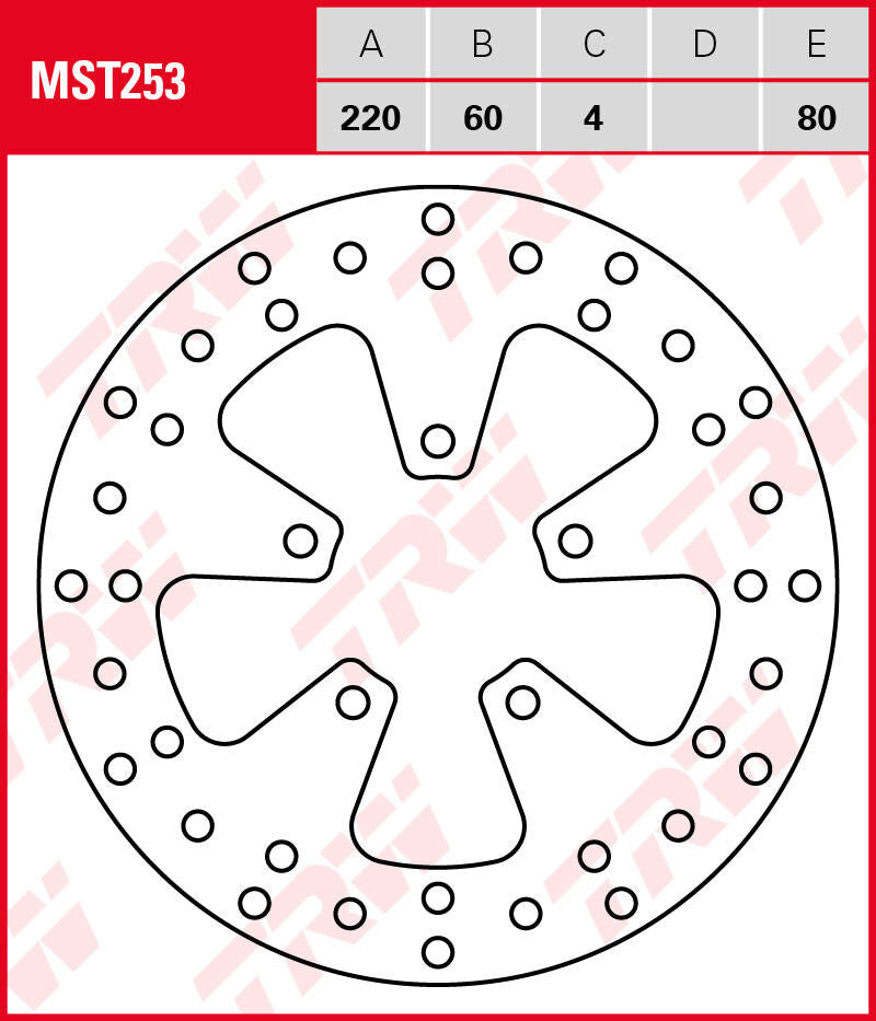 Rotore Trw MST253 rigido