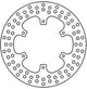 Trw Rotor MST369 rigido