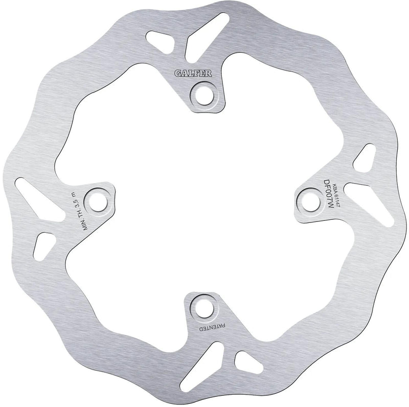 Disco de freno galfer wave df007 rotor df007 tipo w rígido