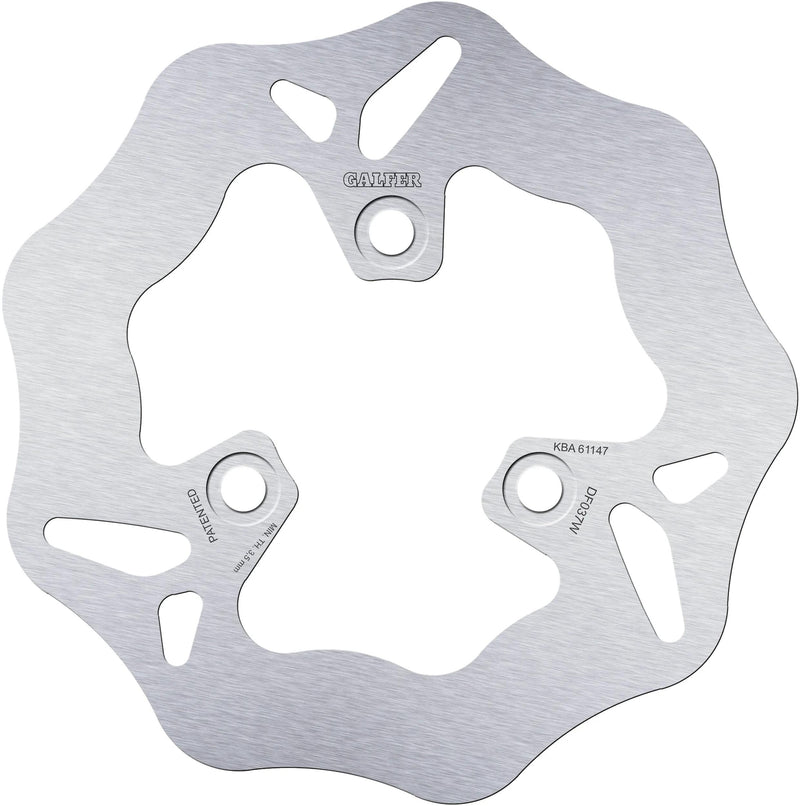 Disco de freno Galfer df037 rotor df037 tipo w rígido