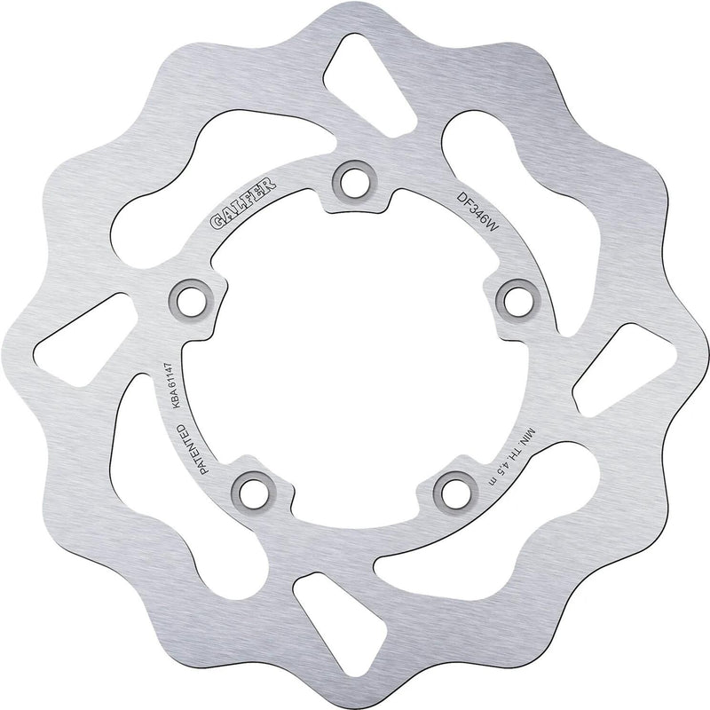 Disco de freno galfer wave df346 rotor df346 tipo w rígido