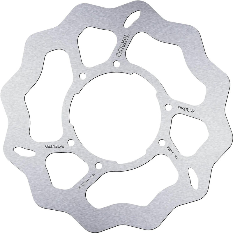 Disco de freno galfer wave df457 rotor df457 tipo w rígido