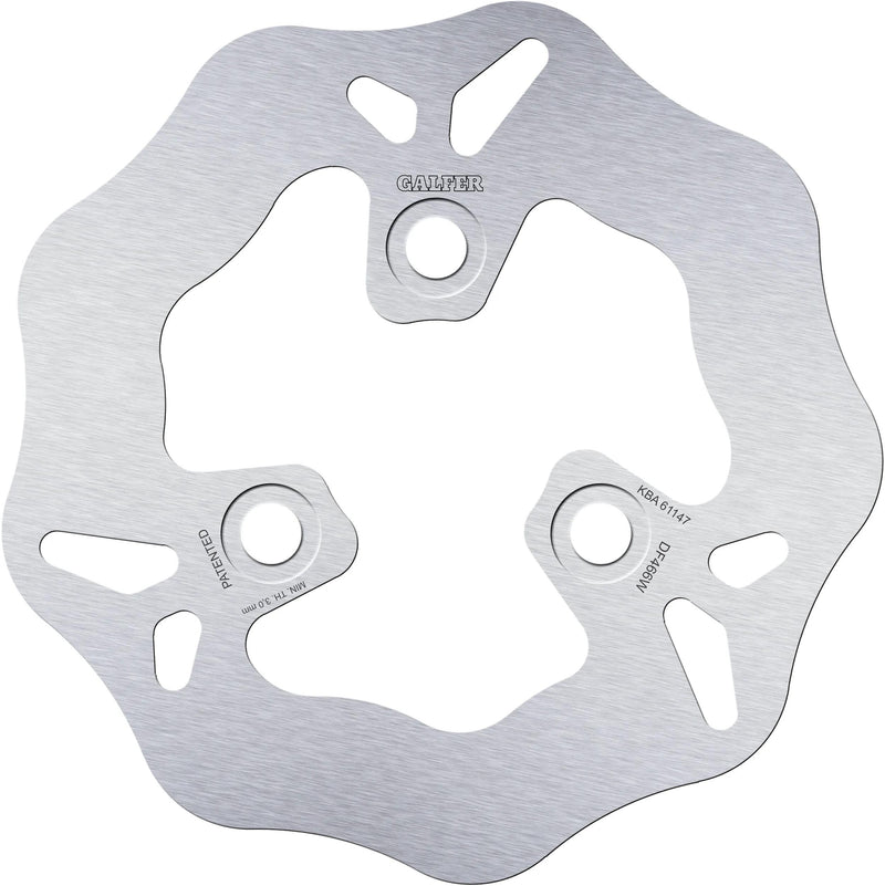 Disco de freno galfer df466 rotor df466 tipo w rígido