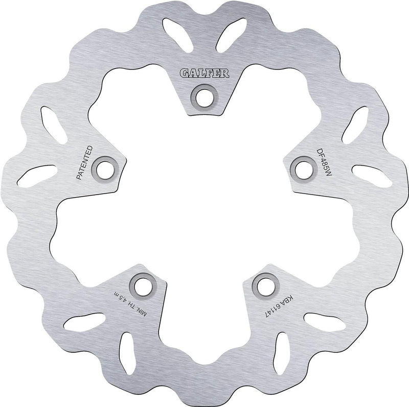 Disco de freno galfer wave df485 rotor df485 tipo w rígido