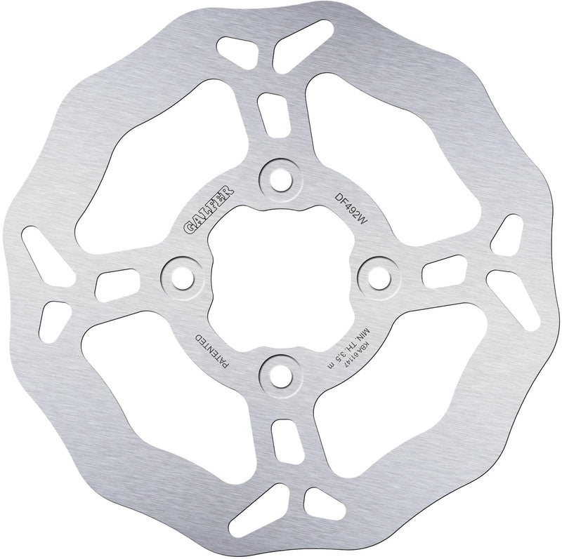 Disco de freno galfer df492 rotor df492 tipo w rígido