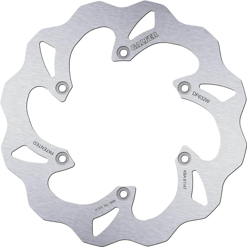 Disco de freno galfer wave df632 rotor df632 tipo w rígido