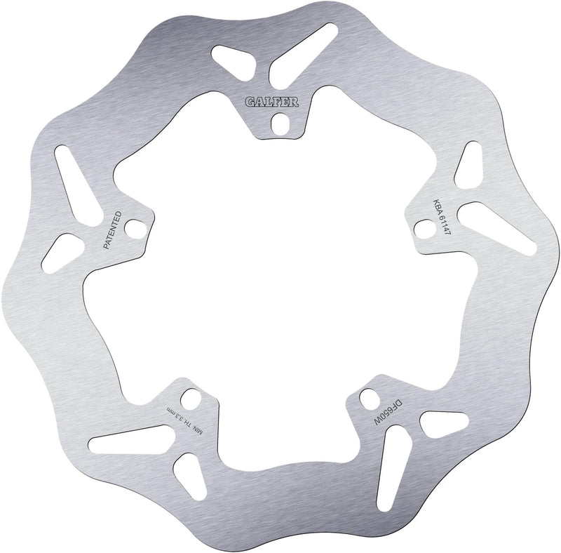 Disco de freno galfer df650 rotor df650 tipo w rígido