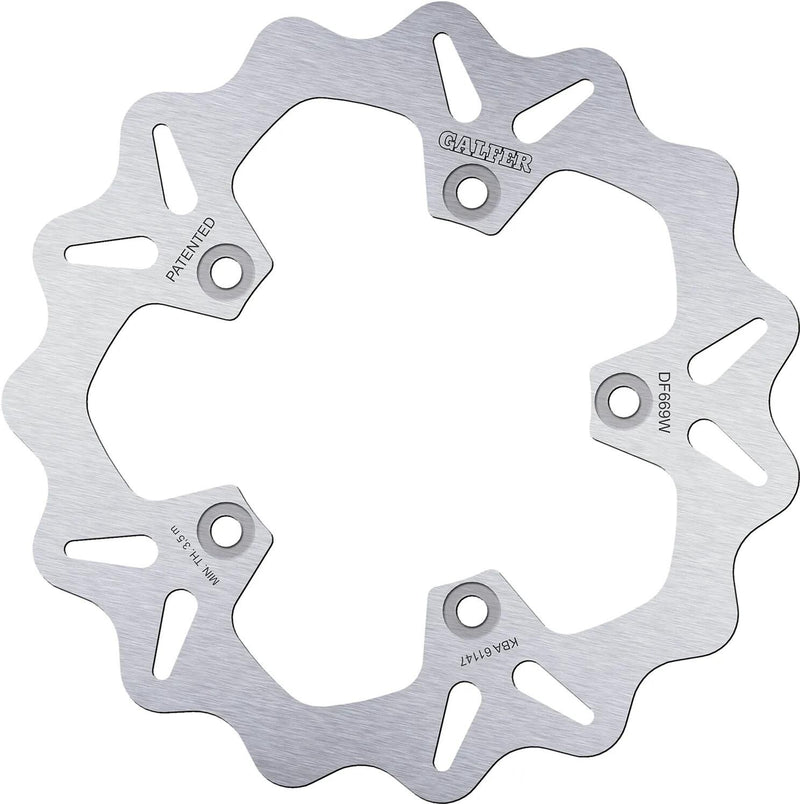 Disco de freno galfer wave df669 rotor df669 tipo w rígido