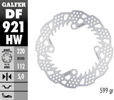 Disco de freno galfer wave df921 wave rotor df921 hw offroad rígido tiburón