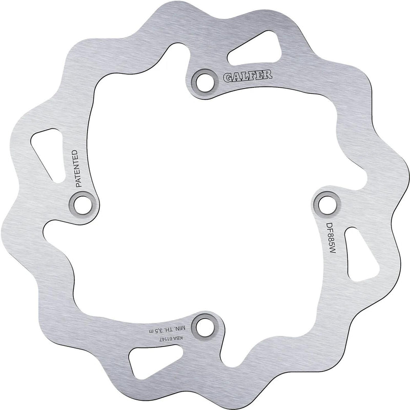 Disco de freno galfer wave df885 rotor df885 tipo w rígido