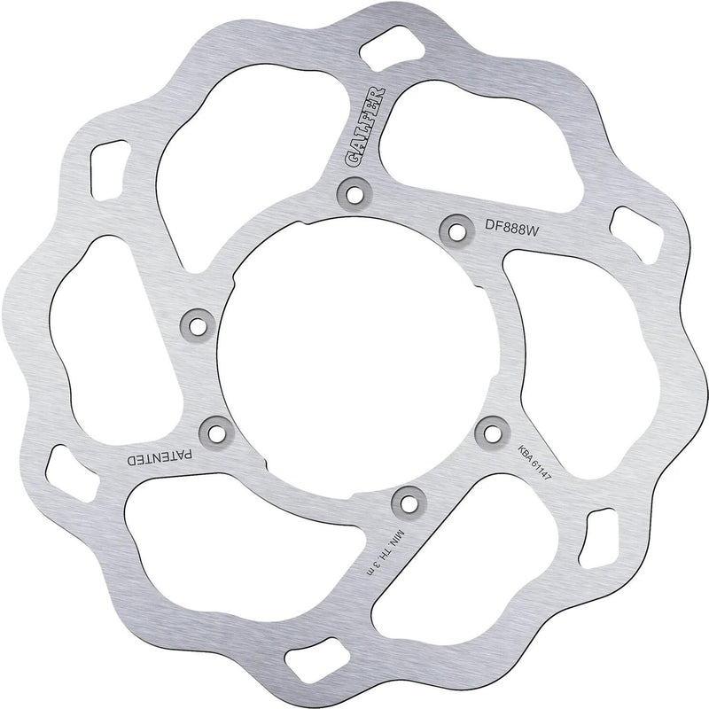 Disco de freno galfer wave df888 rotor df888 tipo w rígido