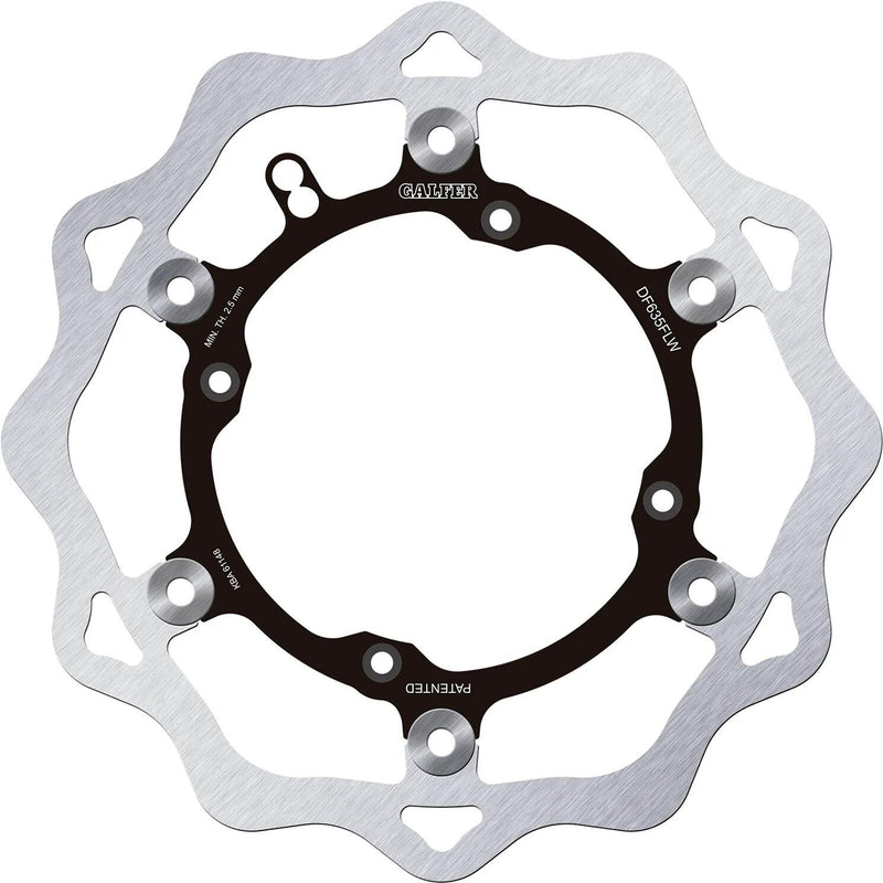 Disco de freno Galfer wave df635 rotor df635 flw flotante offroad