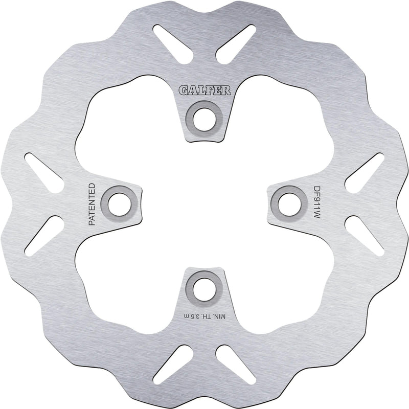 Disco de freno galfer wave df911 rotor df911 tipo w rígido