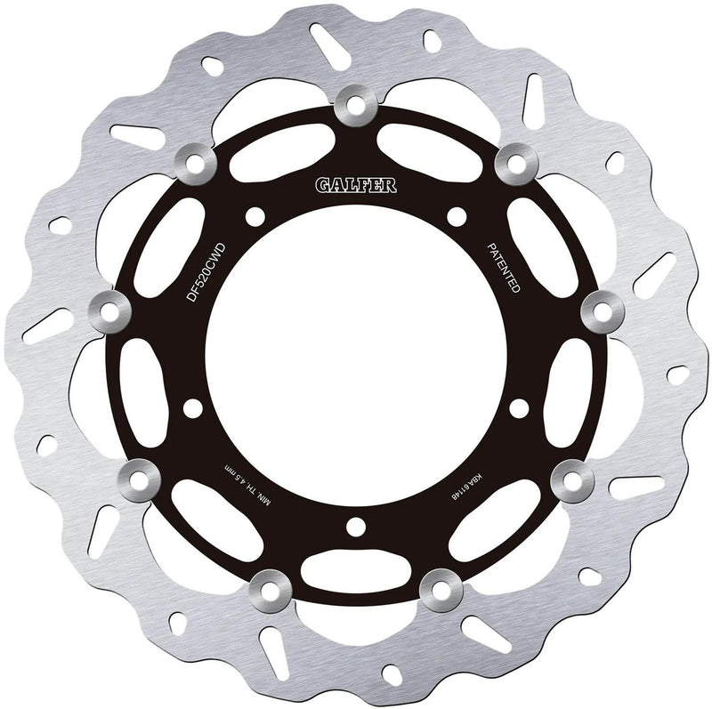 Disco de freno galfer wave df520 rotor rotores de freno flotantes derecho
