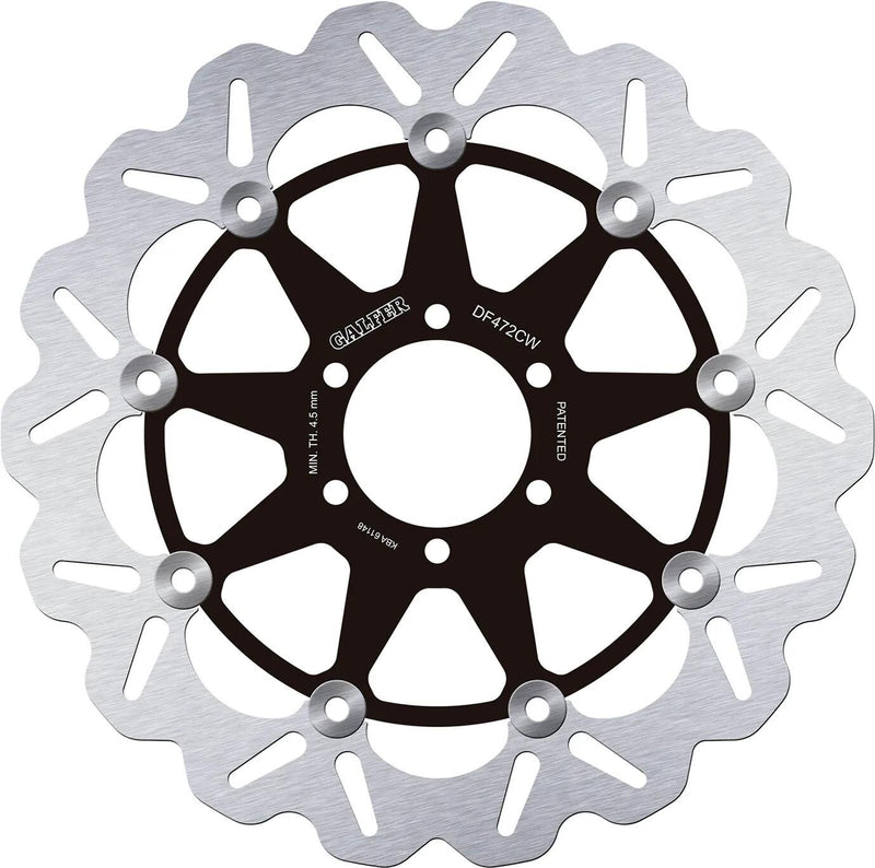 Disco de freno galfer wave df472 rotor df472 tipo cw flotante
