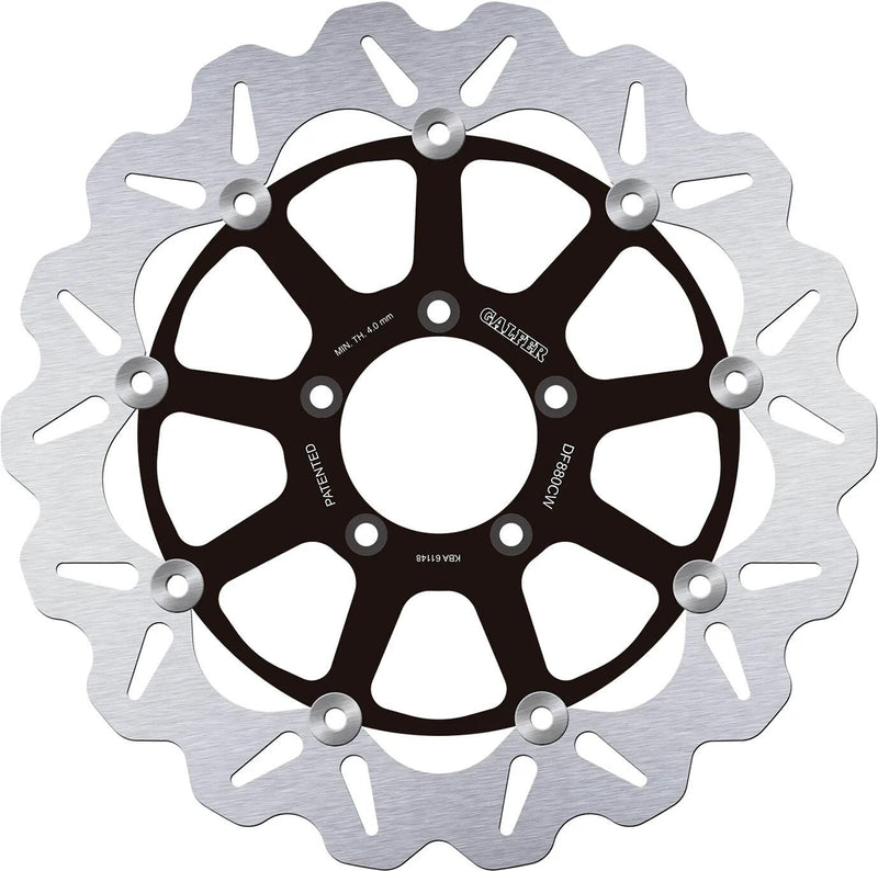 Disco de freno Galfer golf df880 rotor df880 tipo cw flotante