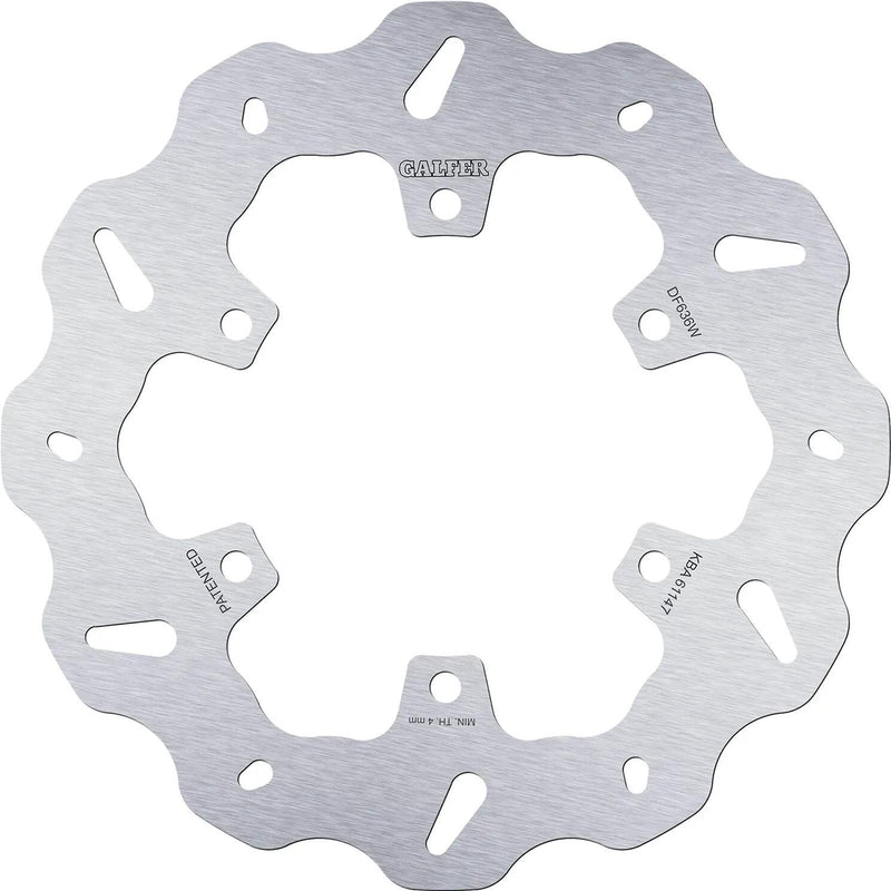 Disco de freno galfer wave df636 rotor df636 tipo w rígido