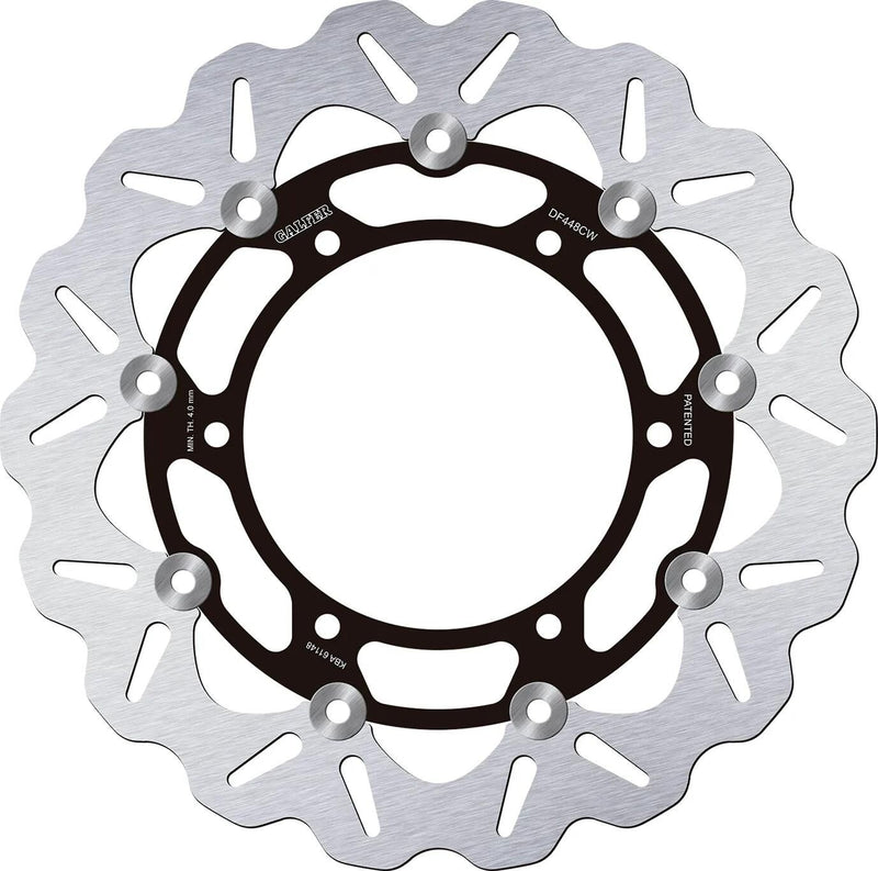 Disco de freno galfer wave df448 rotor df448 tipo cw flotante