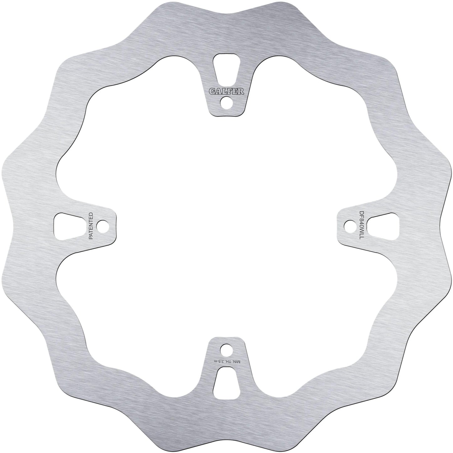 Disco freno Galfer Golf df840 Wave Rotor df840 Wll Offroad rigido fangoso